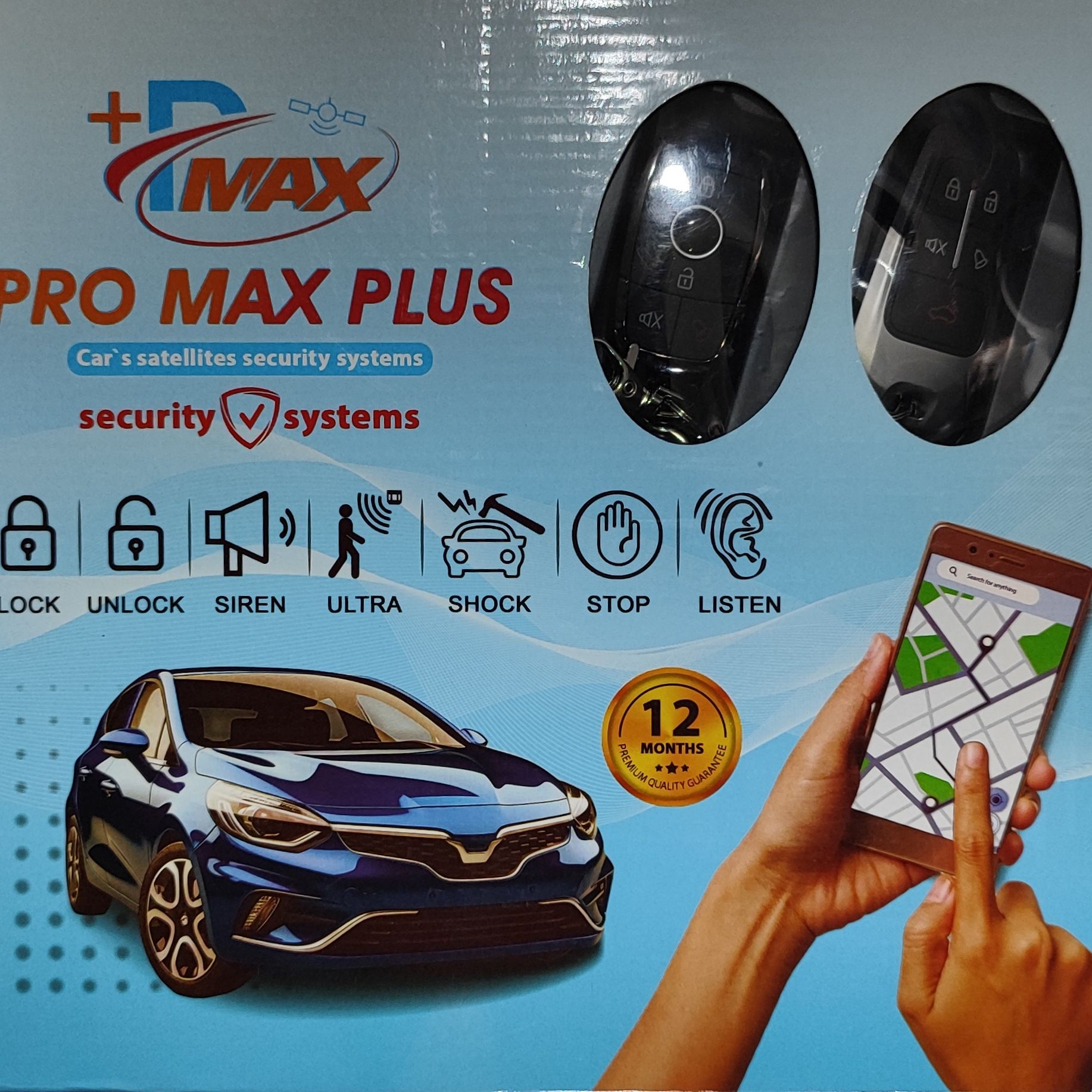 دزدگیر و ردیاب Promax Plus مناسب برای تمام خودرو های ایرانی و خارجی